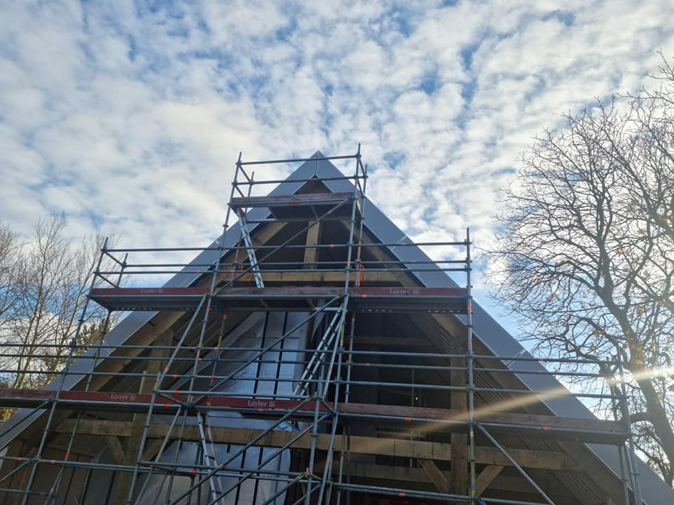 Nieuwbouwproject in uitvoering - Doran Timmerbedrijf Heerenveen